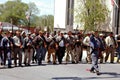 Group of Reenactors Parading in Bedford, Virginia - 2